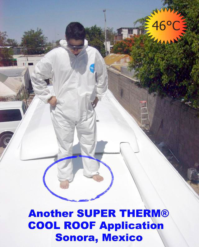 Roof of a Super Therm® bus in Mexico