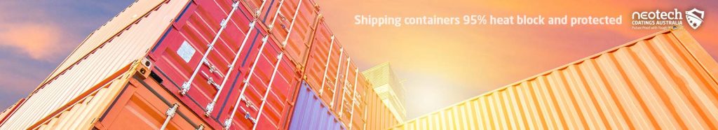 Shipping Containers Solar Heat Protection Coatings banners NEOtech Coatings