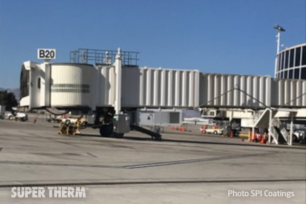 Exterior Jet Bridge Coating Reduces Energy, Increases Passenger Comfort in Las Vegas