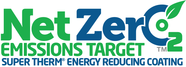 Net Zero Emissions Target Super Therm® Energy Reducing Coating logo