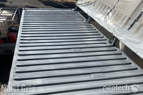 Rust Grip applied to a shipping container in Perth, Western Australia