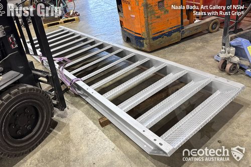 Stairs with Rust Grip® at Naala Badu, Art Gallery of NSW, Sydney